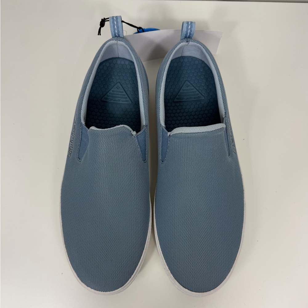 COLUMBIA PFG DORADO Blue SLIP-ON  Water Resistant Sneakers WOMENS‎ SZ.  9 NWT - Picture 5 of 11
